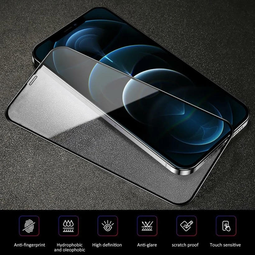 Set 3 Folii de Sticla 9D Compatibila iPhone 13, iPhone 13 Pro