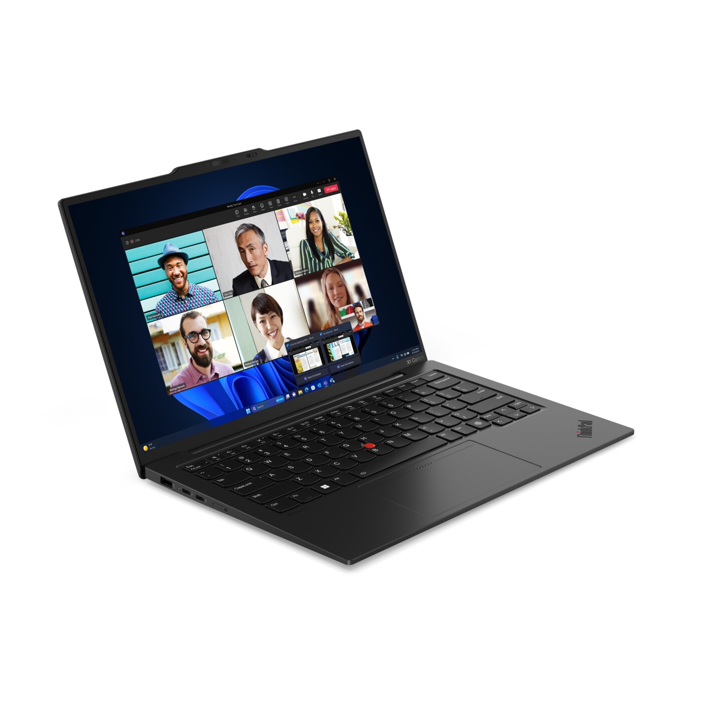 Laptop Lenovo ThinkPad X1 Carbon G12, 14" 1920x1200 IPS 400nits Touch Screen, Intel Core Ultra 7 165U 12-core, 16 GB DDR5, 2TB SSD m2 PCIe, Intel Graphics, Windows 11 Pro, Carbon, Aluminium Body 1.08 kg, Black