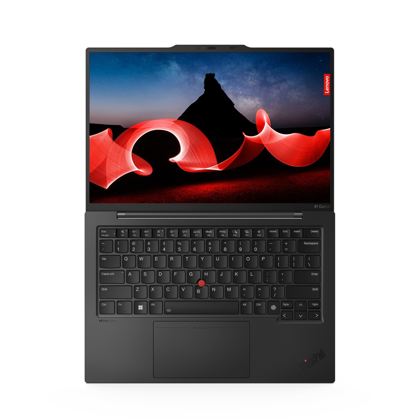 Laptop Lenovo ThinkPad X1 Carbon G12, 14" 1920x1200 IPS 400nits Touch Screen, Intel Core Ultra 7 165U 12-core, 16 GB DDR5, 2TB SSD m2 PCIe, Intel Graphics, Windows 11 Pro, Carbon, Aluminium Body 1.08 kg, Black