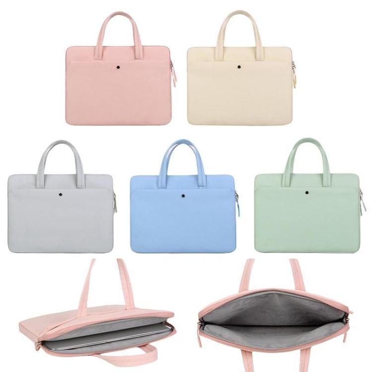 Geanta laptop universala 14-14.6 inch, material Oxford, captuseala plus, negru, 37x27x3cm