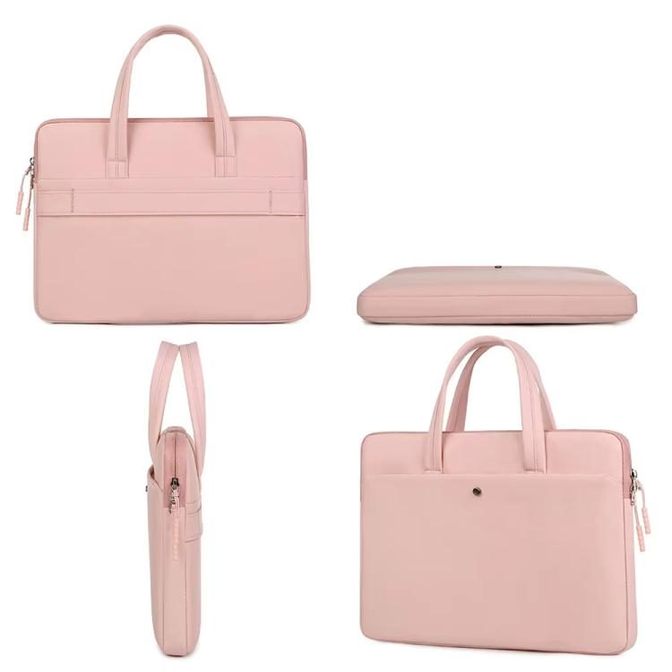 Geanta laptop universala 14-14.6 inch, material Oxford, captuseala plus, negru, 37x27x3cm