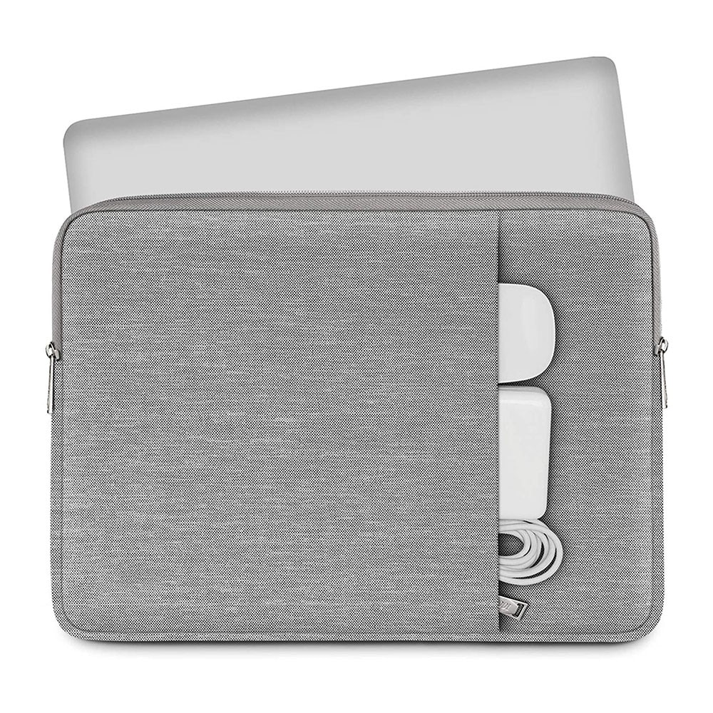 Husa pentru laptop, geanta de protectie pentru notebook din material textil hidrofug, geanta de transport pentru computer, geanta din fetru pentru notebook/tableta (gri inchis, 13, 3 inci)