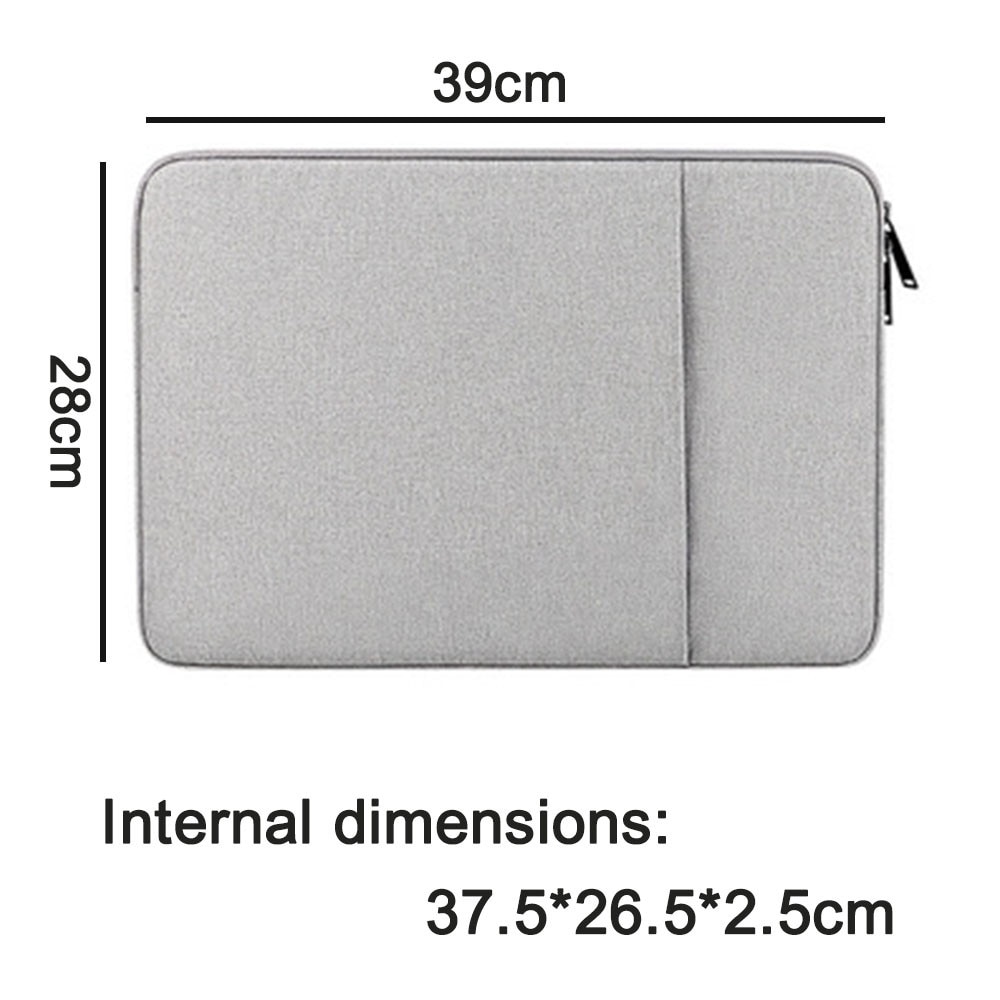 Husa pentru laptop, geanta de protectie pentru notebook din material textil hidrofug, geanta de transport pentru computer, geanta din fetru pentru notebook/tableta (gri inchis, 13, 3 inci)