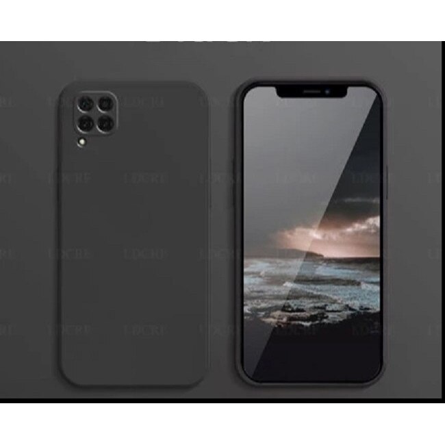 Husa silicon antisoc protectie camera cu microfibra in interior compatibila cu Samsung Galaxy A22 4G , Negru