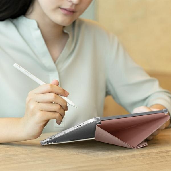 Husa UNIQ Camden compatibila cu iPad Air 11 inch 2024, Bej