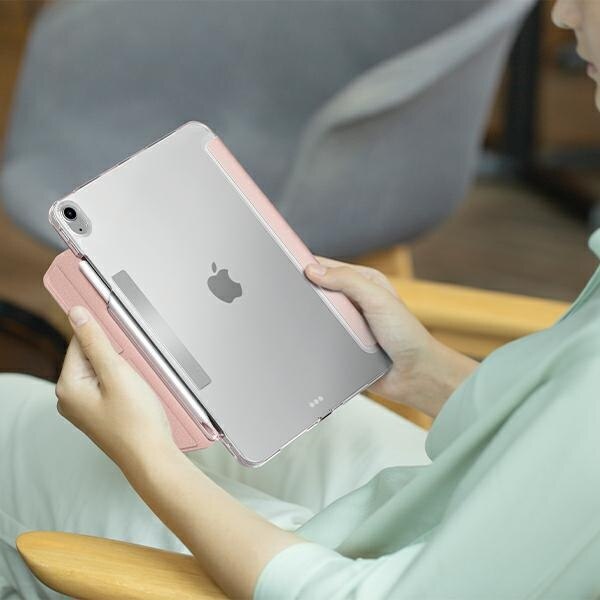 Husa UNIQ Camden compatibila cu iPad Air 11 inch 2024, Bej
