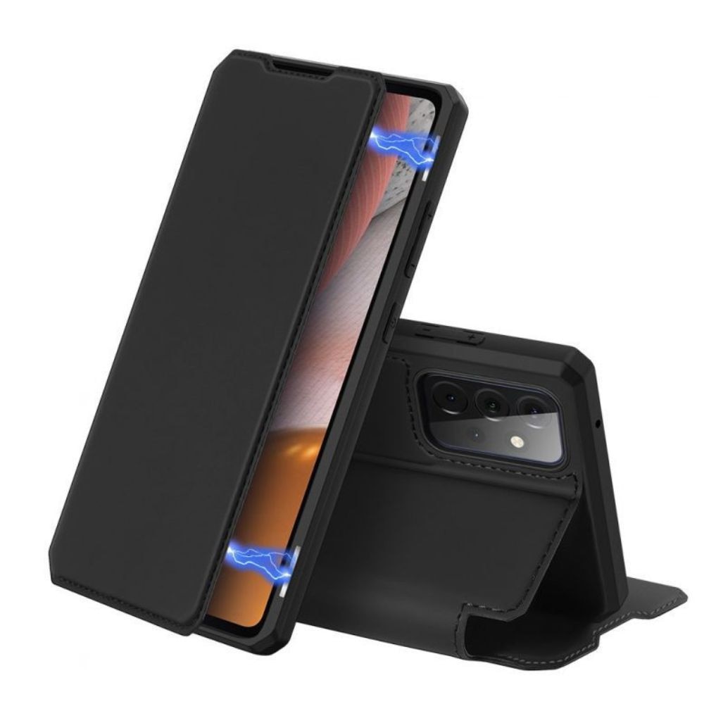 Husa tip carte Premium DuxDucis High Quality din Piele cu inchidere magnetica si buzunar pentru card compatibila cu Apple iPhone 16e, Negru
