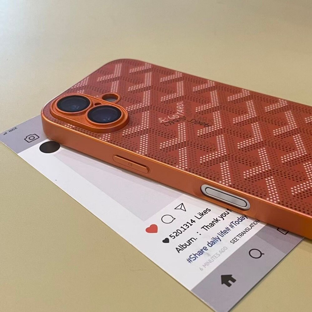 Husa Pentru iPhone 17, Acril, Super Rezistenta, Portocaliu