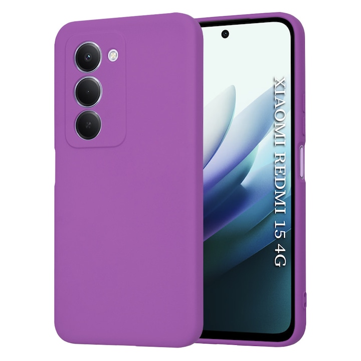 Husa pentru Xiaomi Redmi 15 4G / Redmi 15 5G - Techsuit SoftFlex - Purple