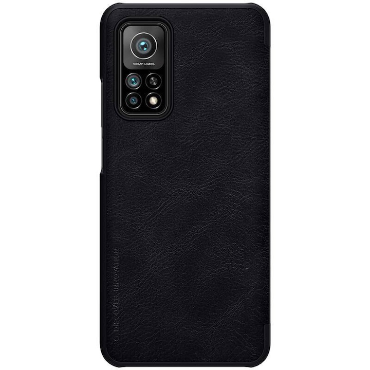 Husa Nillkin, Xiaomi Mi 10T 5G, Piele, Negru