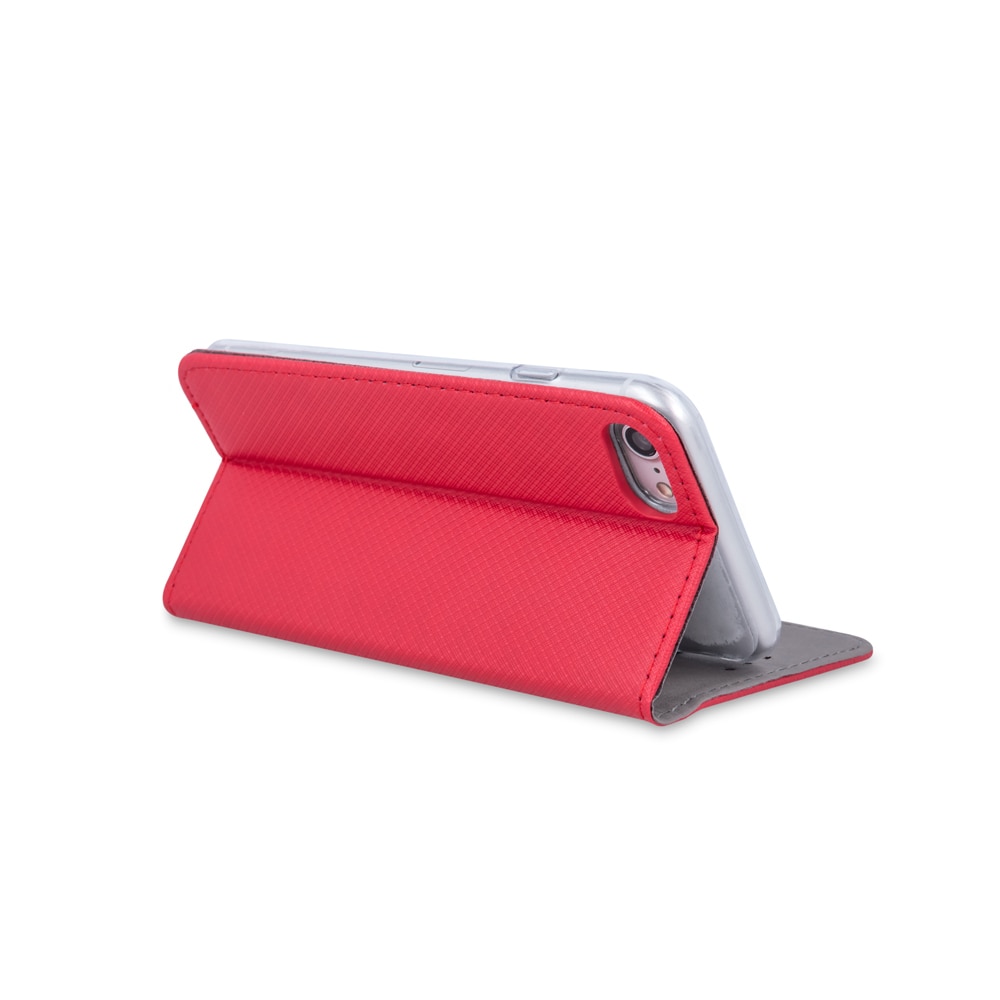 Husa BestCase® Flip Cover, Tip Carte, Compatibila Cu Honor Magic6 Lite, Inchidere Magnetica, Buzunar Card, Rosu
