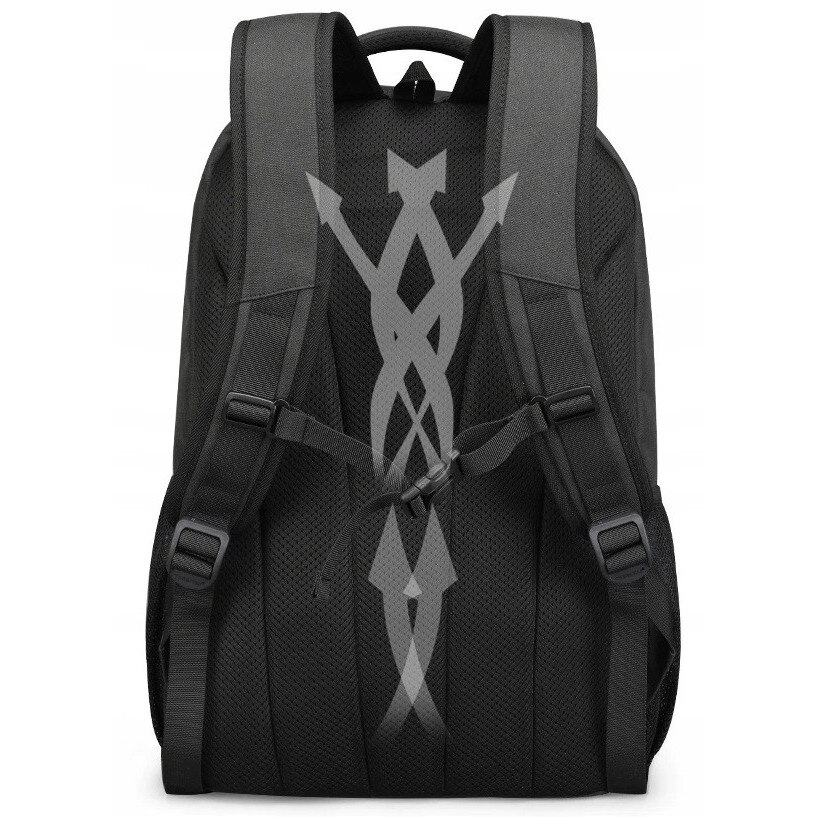 Rucsac laptop Tigernu 15,6'', waterproof, cu port USB, negru, 45x30x15cm