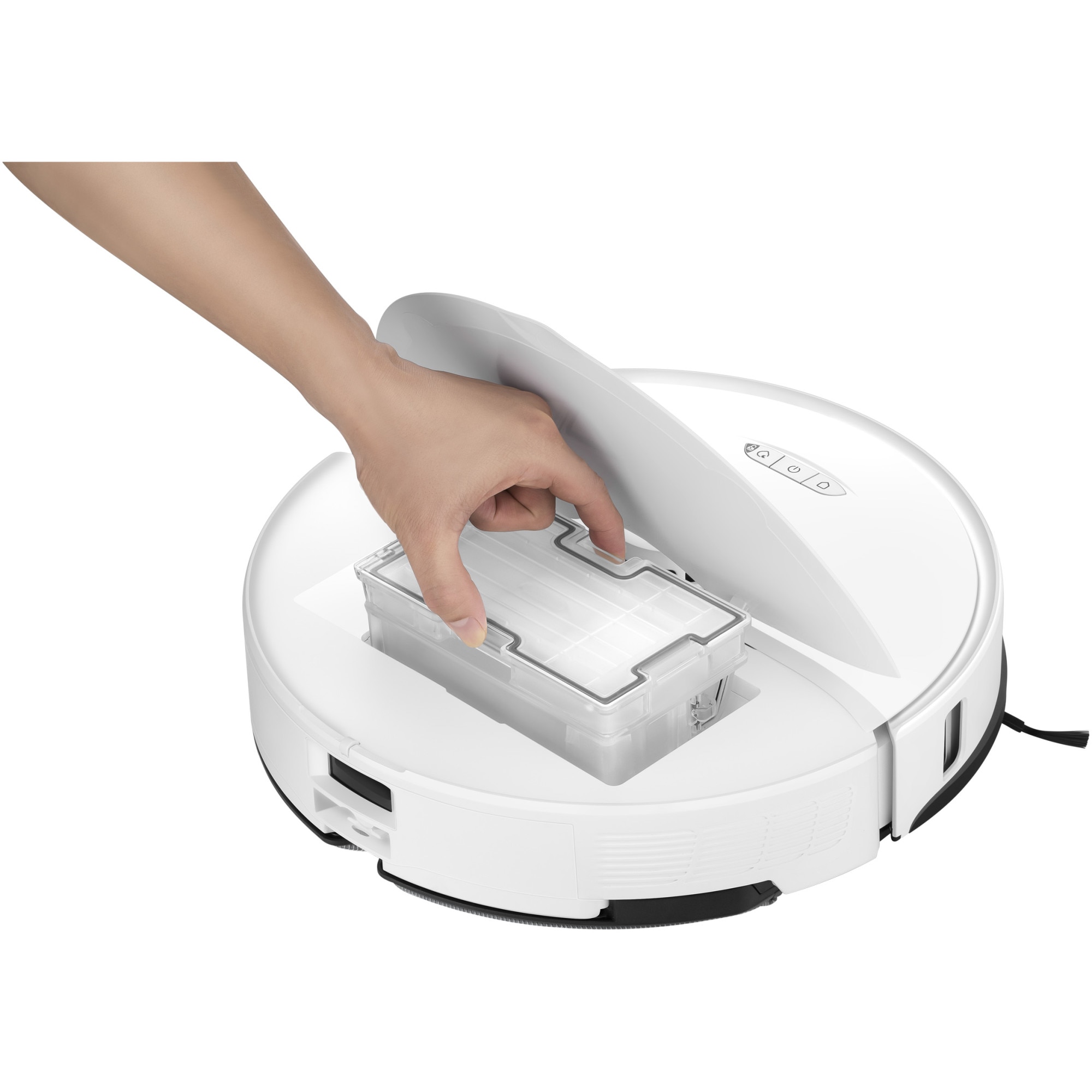 Robot de aspirare Roborock S8 Pro Ultra, S8PU02-00, aspirator si mop, 5200 mAh, 6000Pa, recipient praf 350 ml, 4 senzori, 4 harti, 69W, 180 min autonomie, alb