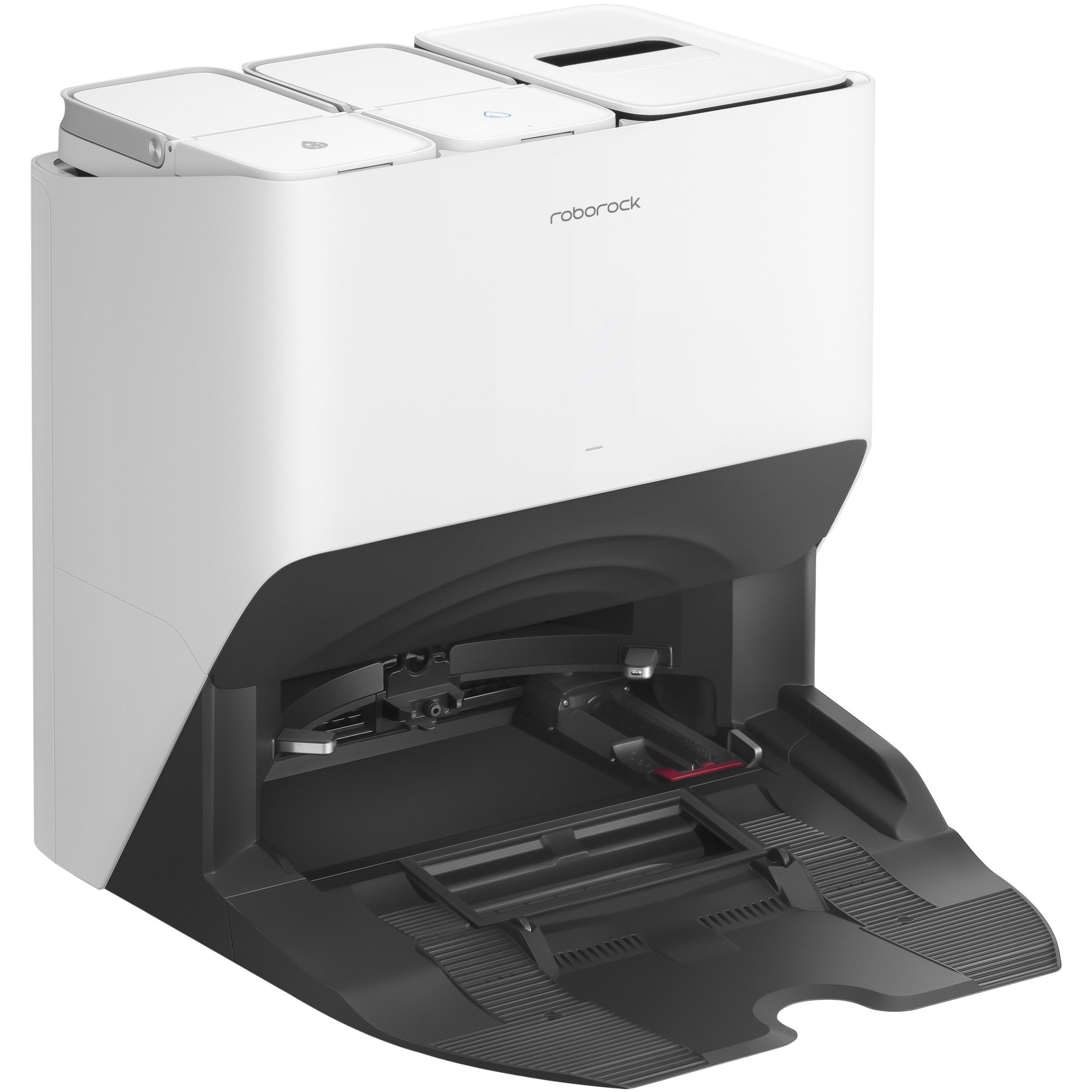 Robot de aspirare Roborock S8 Pro Ultra, S8PU02-00, aspirator si mop, 5200 mAh, 6000Pa, recipient praf 350 ml, 4 senzori, 4 harti, 69W, 180 min autonomie, alb
