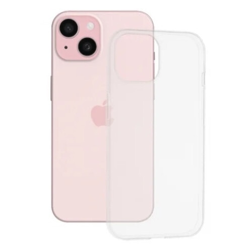 Husa compatibil cu iPhone 15 Clear Silicone, transparenta, 1.5 mm Anti fall