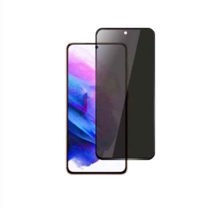 Folie sticla securizata privacy, compatibila cu Huawei Nova 9 SE, Full Cover, Full Glue