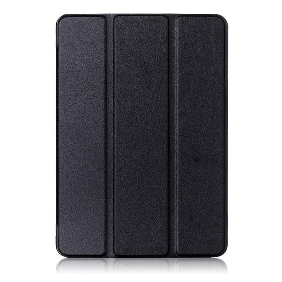 Husa tableta pentru Huawei Mediapad T5 10.1 2018 W09/W19/L03/L09, SKYDDAR INNOVATION, cu suport Multi-Unghi si functie Sleep/Wake, FoldPro, Negru, set cu sticker