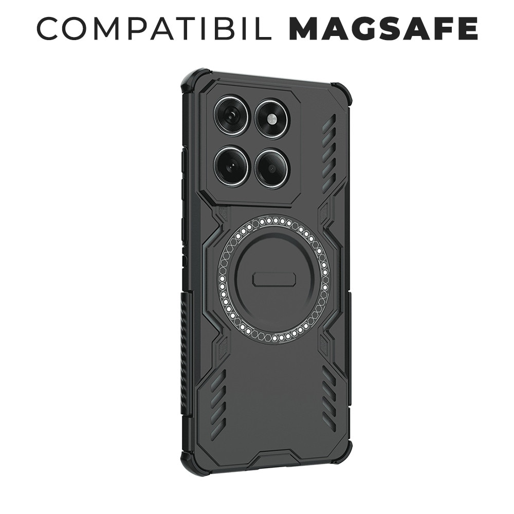 Husa pentru Motorola Edge 60 ArmorMag, Magsafe, Antisoc, Calitate Premium, Protectie Superioara, DaDen, Negru
