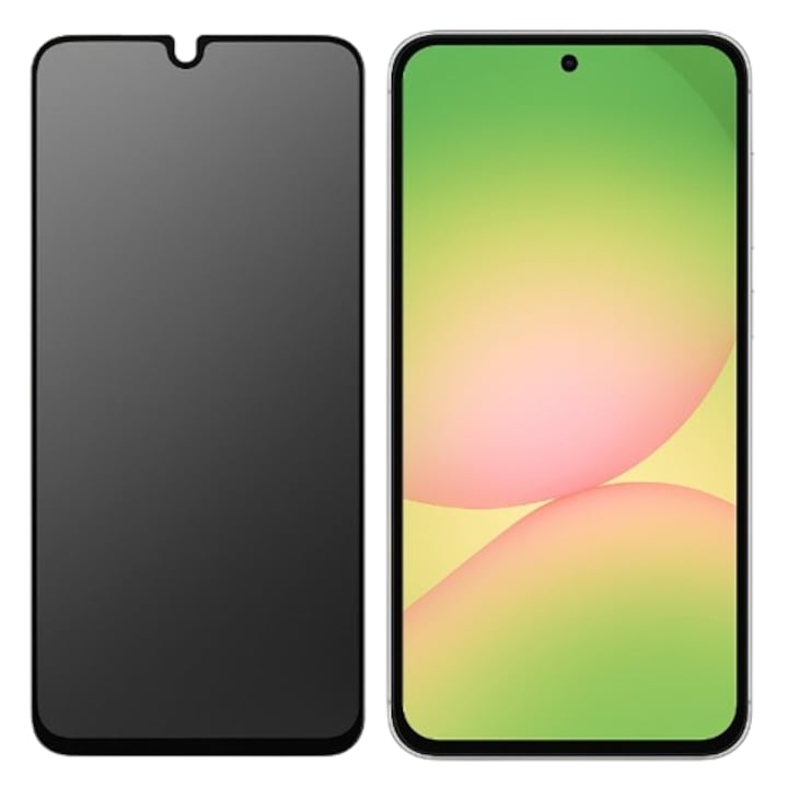 Folie Privacy, Samsung Galaxy A26, Protectie Ecran Anti-Privire, 9H, Negru