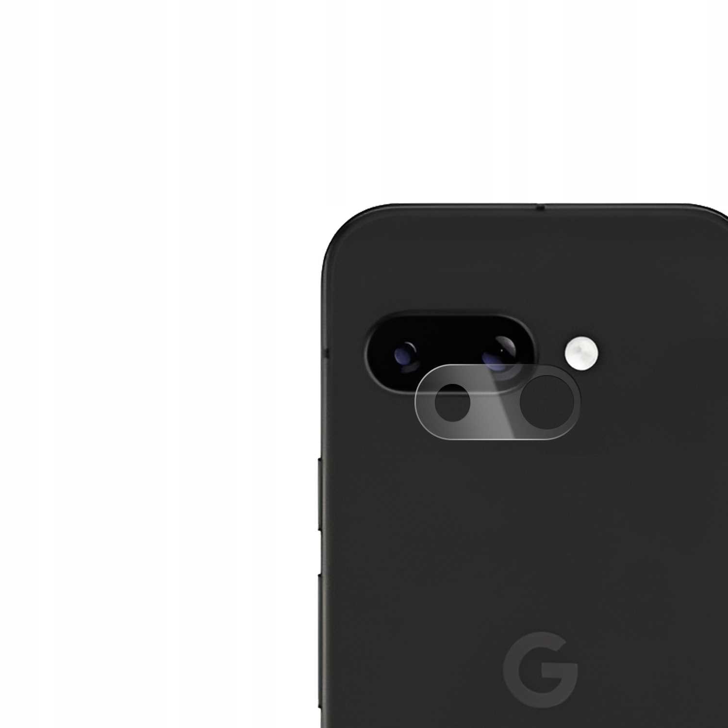 Folie protectie camera Spacecase, pentru Google Pixel 9A, sticla, transparenta, 9H