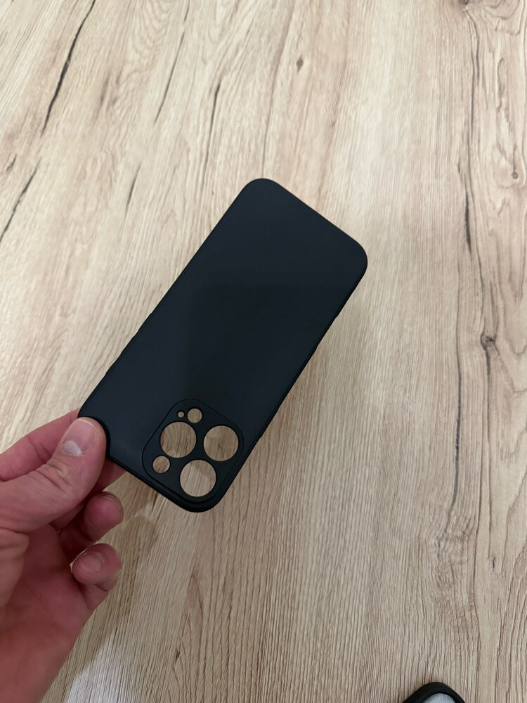 Carcasa Soft compatibila cu iPhone 16 Pro Max Black