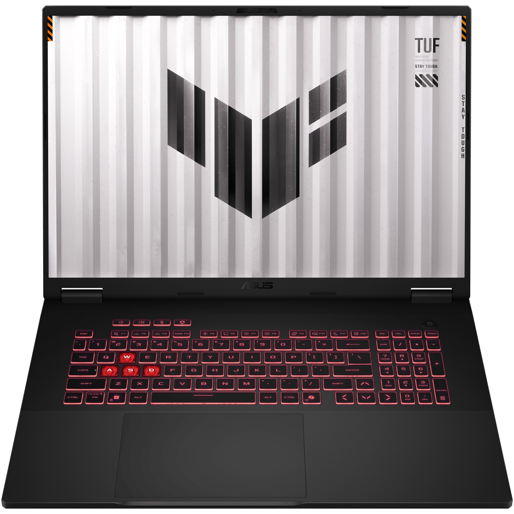 Laptop Gaming ASUS TUF A18 FA808UM cu procesor AMD Ryzen™ 7 260 pana la 5.1GHz, 18'', Full HD+, WUXGA, 144Hz, IPS, 16GB DDR5 RAM, 1TB SSD, NVIDIA® GeForce RTX™ 5060 8GB GDDR7, No OS, Jaeger Gray