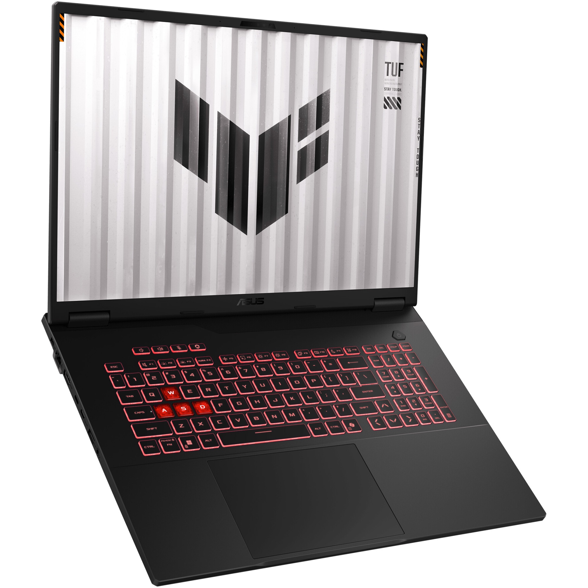 Laptop Gaming ASUS TUF A18 FA808UM cu procesor AMD Ryzen™ 7 260 pana la 5.1GHz, 18'', Full HD+, WUXGA, 144Hz, IPS, 16GB DDR5 RAM, 1TB SSD, NVIDIA® GeForce RTX™ 5060 8GB GDDR7, No OS, Jaeger Gray
