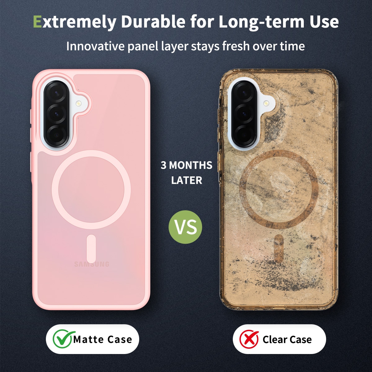 Husa de protectie pentru Samsung Galaxy A37, Omelivon, MagSafe, Incarcare Wireless, Antisoc, Margini Ridicate pentru Protectia Ecranului si a Camerelor, Materiale Premium, Roz deschis