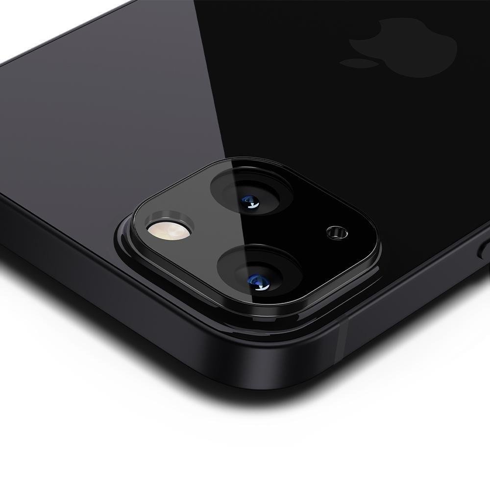 Protector de sticla pentru camere, Pentru Apple iPhone 13 Mini, Negru
