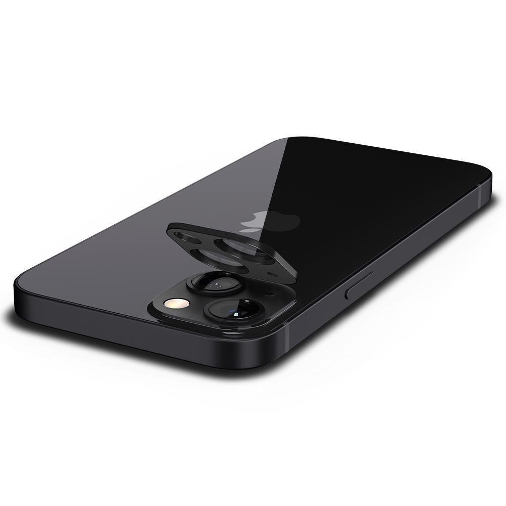 Protector de sticla pentru camere, Pentru Apple iPhone 13 Mini, Negru
