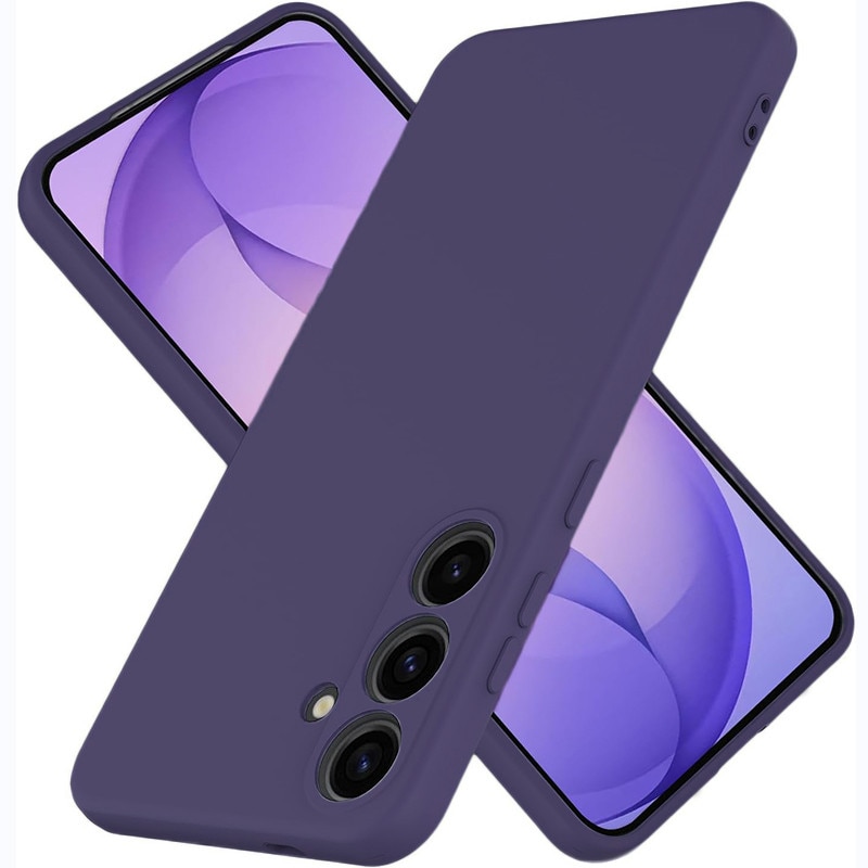 Husa pentru Samsung Galaxy A27 OEMG® Silicon case, protectie militara, interior din microfibra-Violet inchis