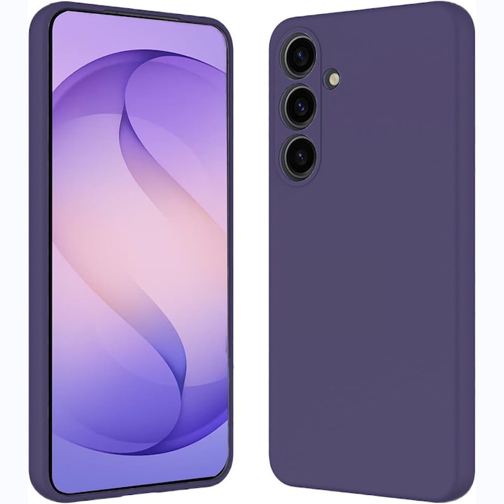 Husa pentru Samsung Galaxy A27 OEMG® Silicon case, protectie militara, interior din microfibra-Violet inchis