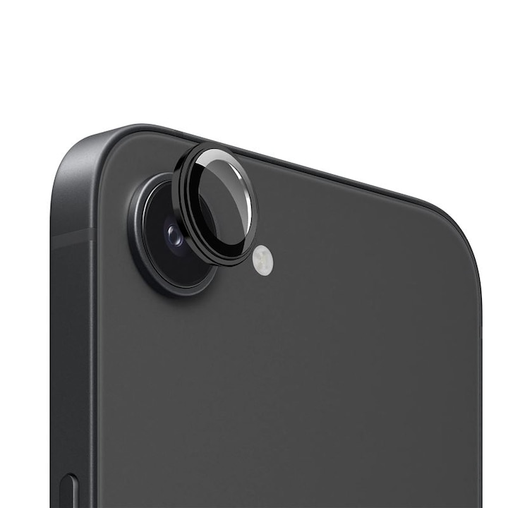Folie sticla camera foto Mobile Origin Easy Lends Guard compatibila cu iPhone 16e Black