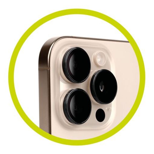 Folie sticla camera foto Mobile Origin Easy Lends Guard compatibila cu iPhone 16e Black