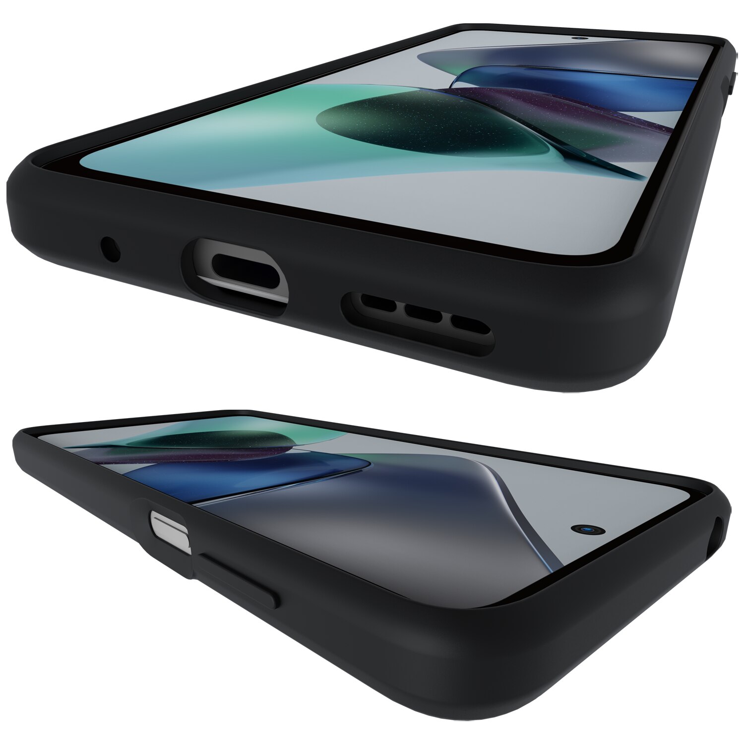 Husa compatibila cu Motorola G13 si G23, neagra