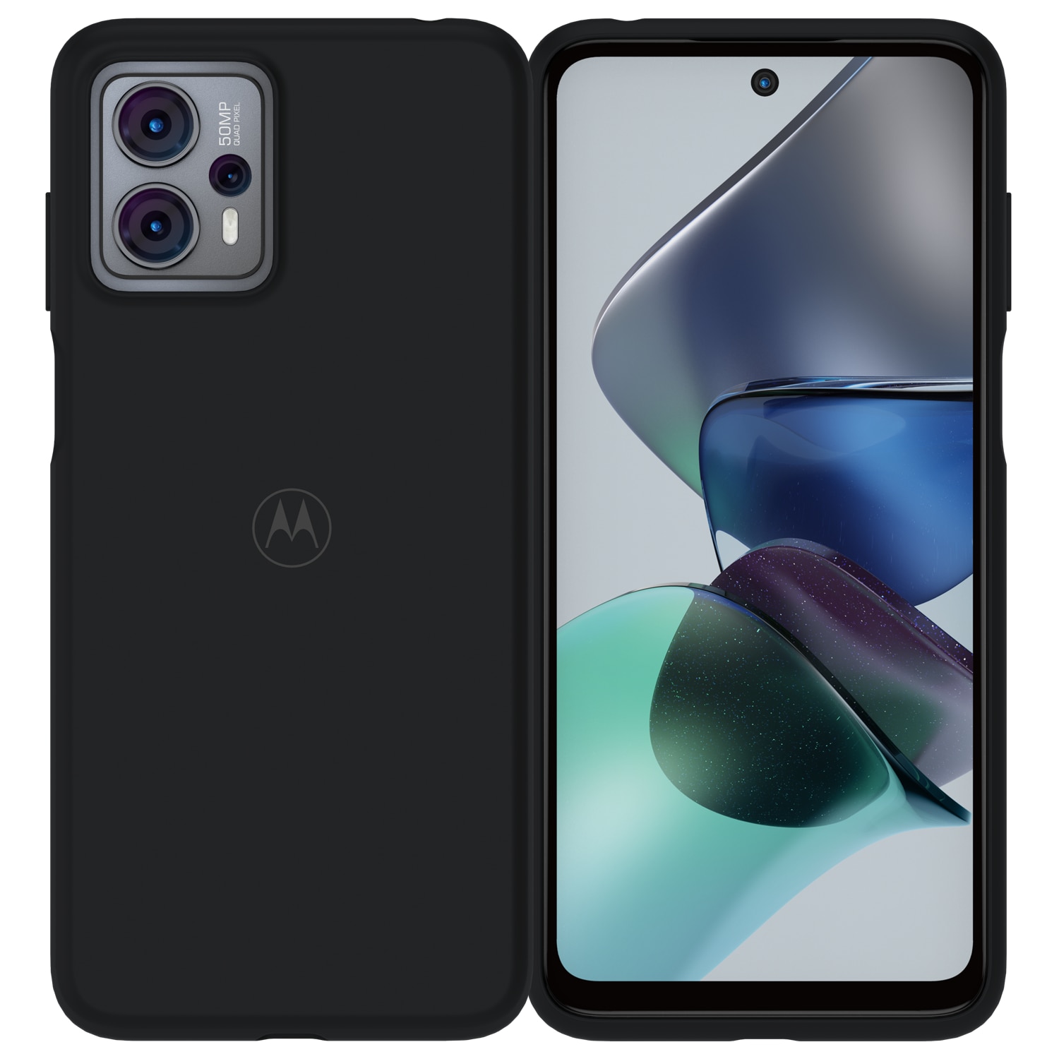 Husa compatibila cu Motorola G13 si G23, neagra