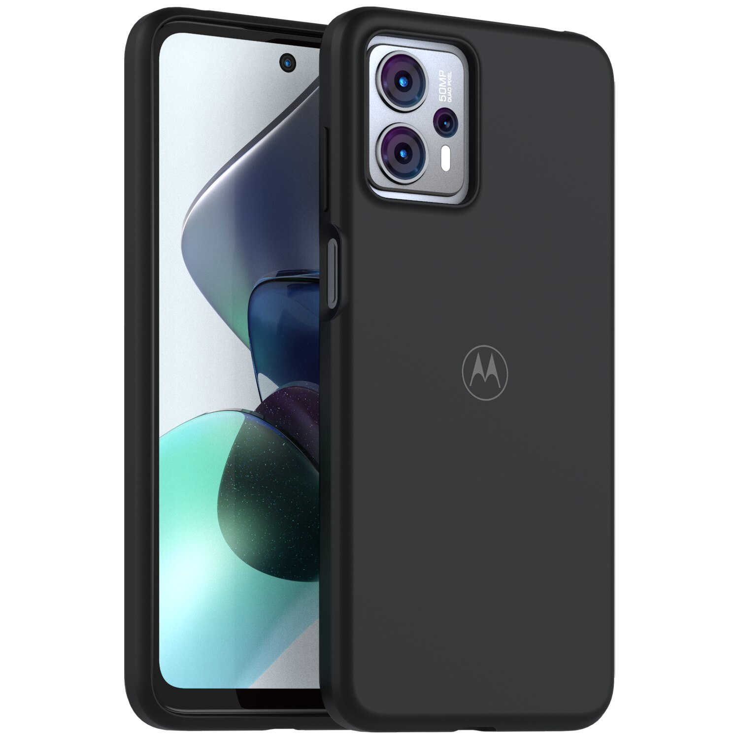 Husa compatibila cu Motorola G13 si G23, neagra
