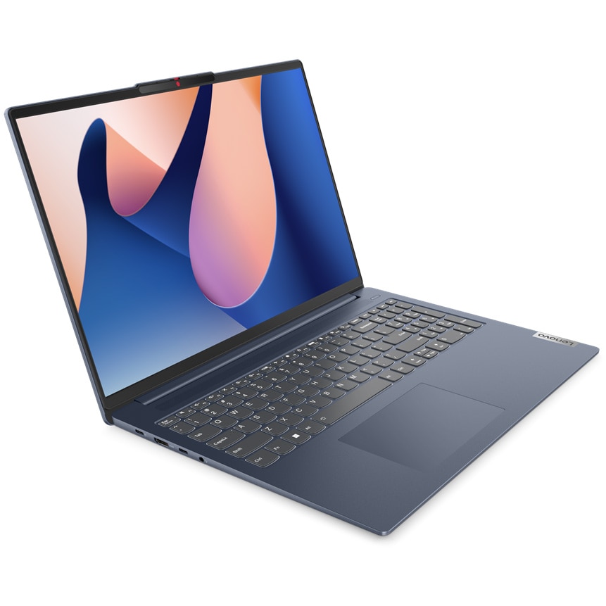 Laptop Lenovo IdeaPad Slim 5 16IAH8 cu procesor Intel® Core™ i5-12450H pana la 4.4 GHz, 16", WUXGA, IPS, 16GB, 1TB SSD, Intel® UHD Graphics, No OS, Abyss Blue