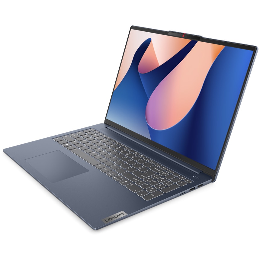Laptop Lenovo IdeaPad Slim 5 16IAH8 cu procesor Intel® Core™ i5-12450H pana la 4.4 GHz, 16", WUXGA, IPS, 16GB, 1TB SSD, Intel® UHD Graphics, No OS, Abyss Blue