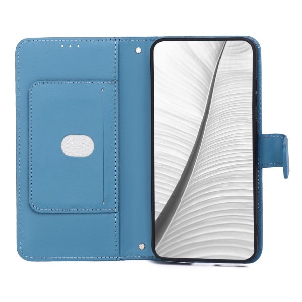 Husa Tip Flip Cover Upzz Smart Triangle Compatibila Cu Honor 600 LITE, Magnet, Functie Stand, Albastru