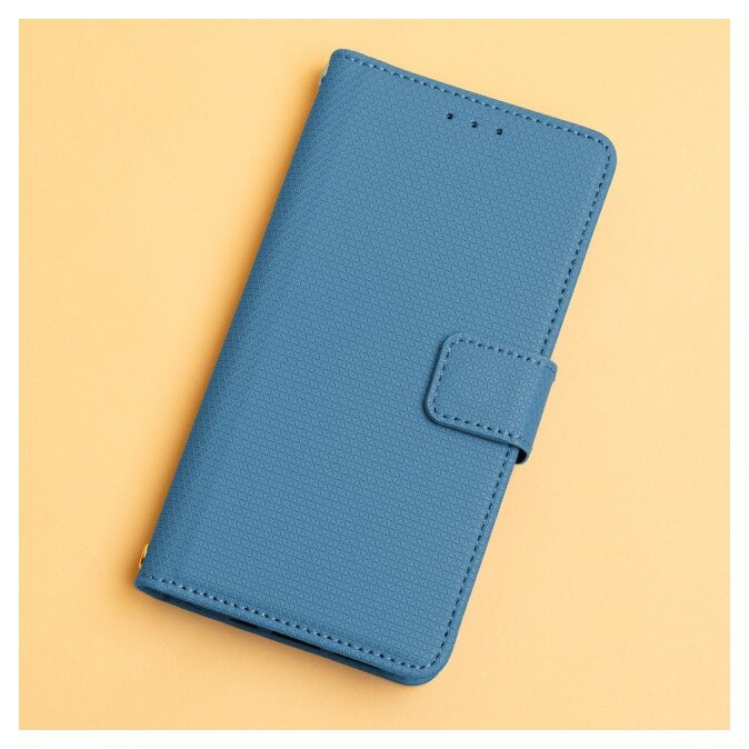 Husa Tip Flip Cover Upzz Smart Triangle Compatibila Cu Honor 600 LITE, Magnet, Functie Stand, Albastru