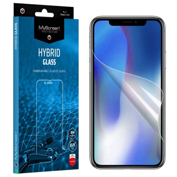 Folie protectie ecran MyScreen Protector, pentru iPhone 13 Pro Max, Sticla securizata, Transparent/Negru