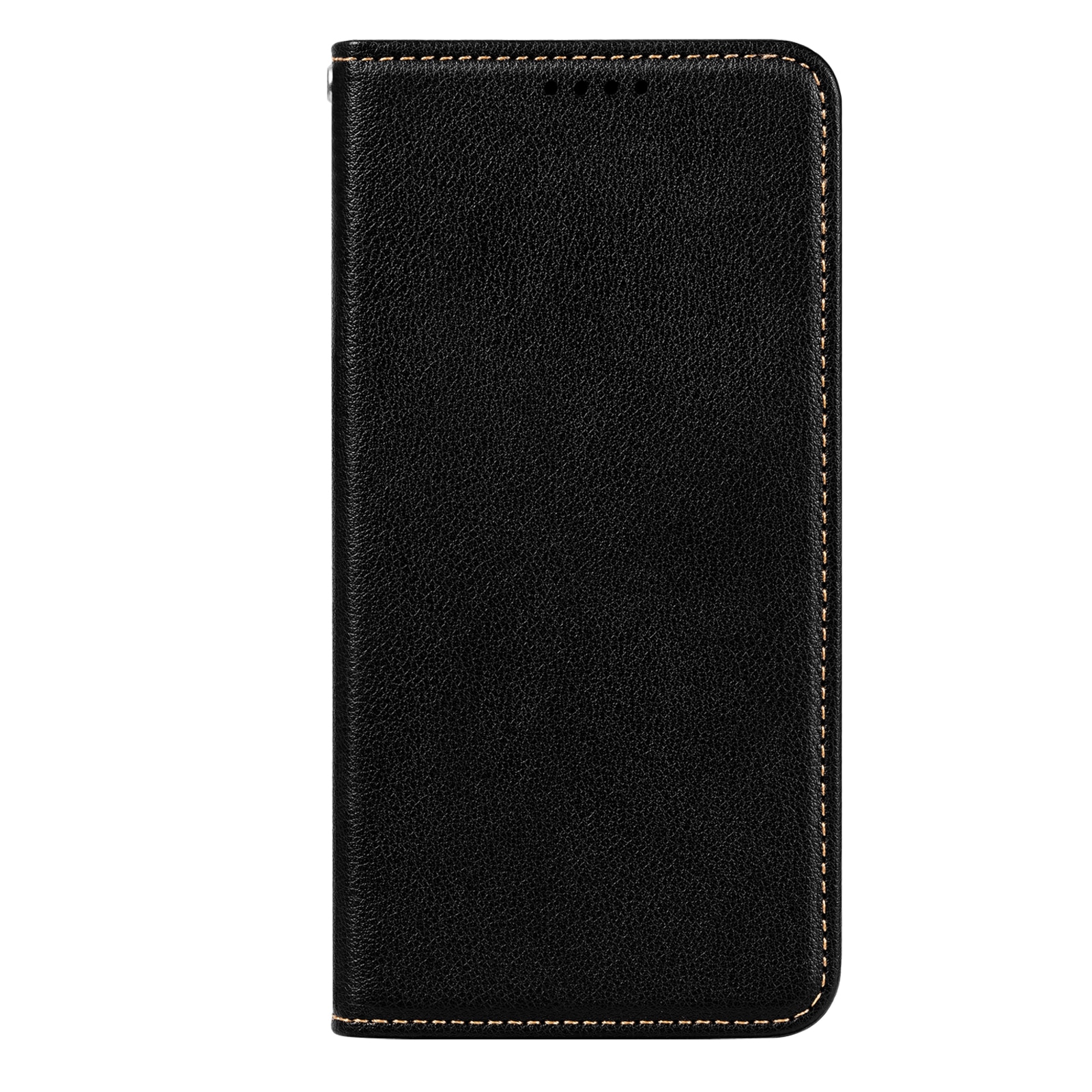 Husa pentru Samsung Galaxy S26, Omelivon, Leather Flip Cover, cu Portofel Interior, Functie de Stand si Inchidere Magnetica, Finisaje Premium, Antisoc, Negru
