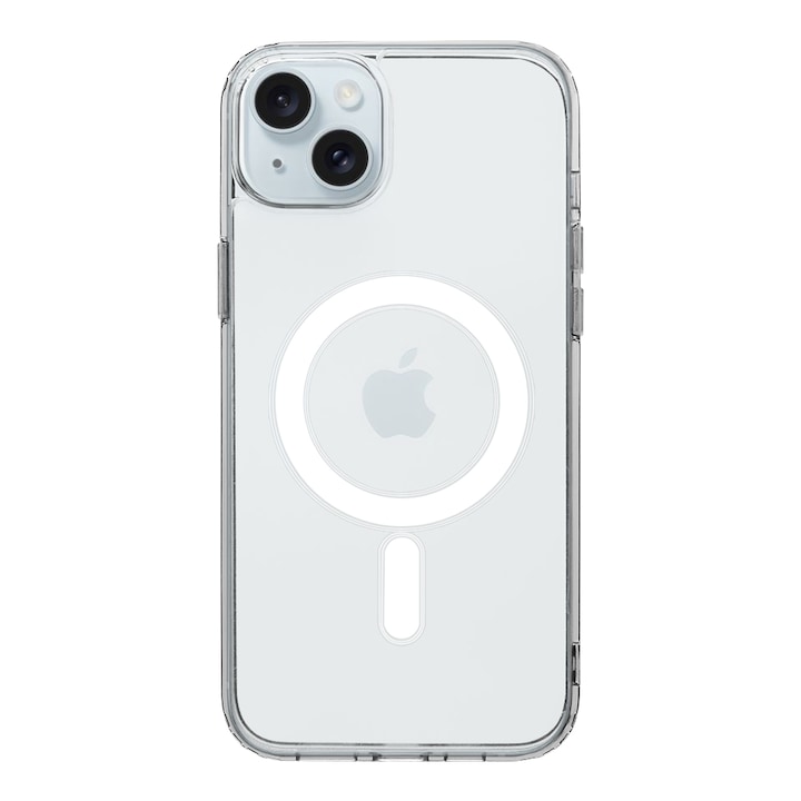 Husa de protectie Cover Hard Tactical MagForce pentru iPhone 15 Plus, Transparent