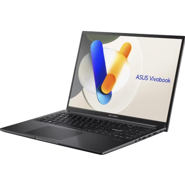 Laptop ASUS Vivobook 16 X1605VA cu procesor Intel® Core™ i9-13900H pana la 5.4 GHz, 16'' WUXGA, IPS, 24 GB DDR4 RAM, 2 TB SSD, Intel Iris Xᵉ Graphics, No OS, Indie Black