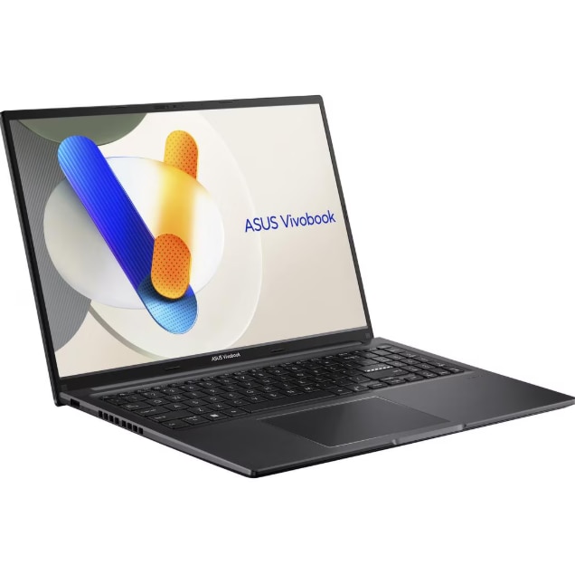Laptop ASUS Vivobook 16 X1605VA cu procesor Intel® Core™ i9-13900H pana la 5.4 GHz, 16'' WUXGA, IPS, 24 GB DDR4 RAM, 2 TB SSD, Intel Iris Xᵉ Graphics, No OS, Indie Black