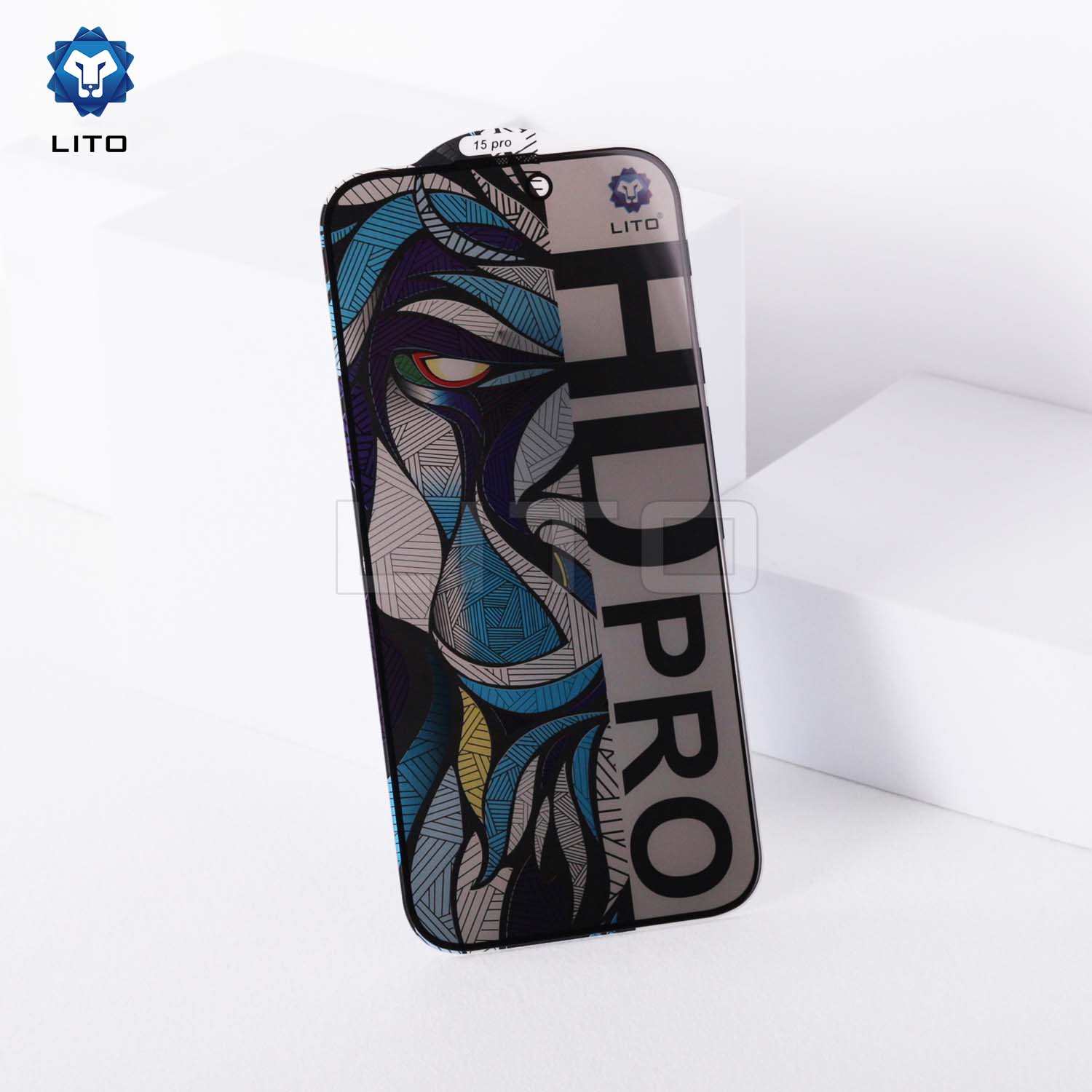 Folie de protectie Ecran Privacy Lito HD Pro pentru Apple iPhone 17 Pro Sticla Securizata Full Glue