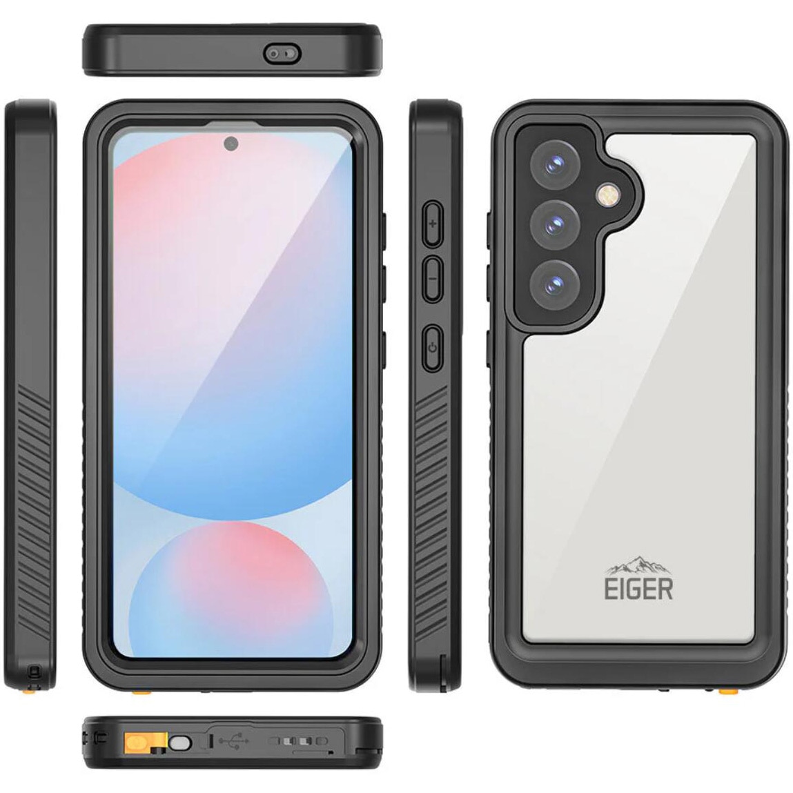 Husa de protectie Eiger Avalanche Samsung Galaxy S25 Plus, Black