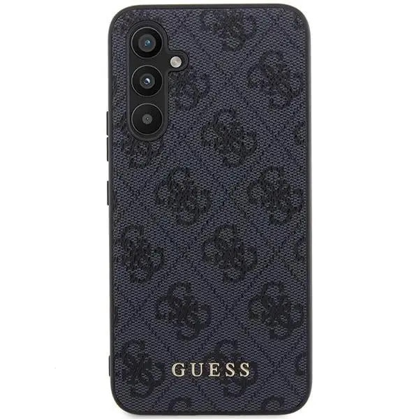 Carcasa Guess 4G Metal Gold Logo compatibila cu Samsung Galaxy S23 FE, Gri