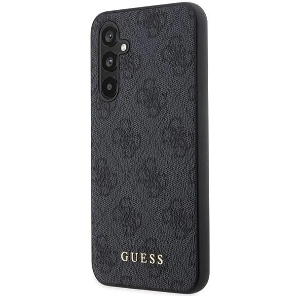 Carcasa Guess 4G Metal Gold Logo compatibila cu Samsung Galaxy S23 FE, Gri